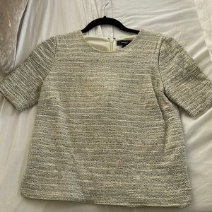 Theory black and white top